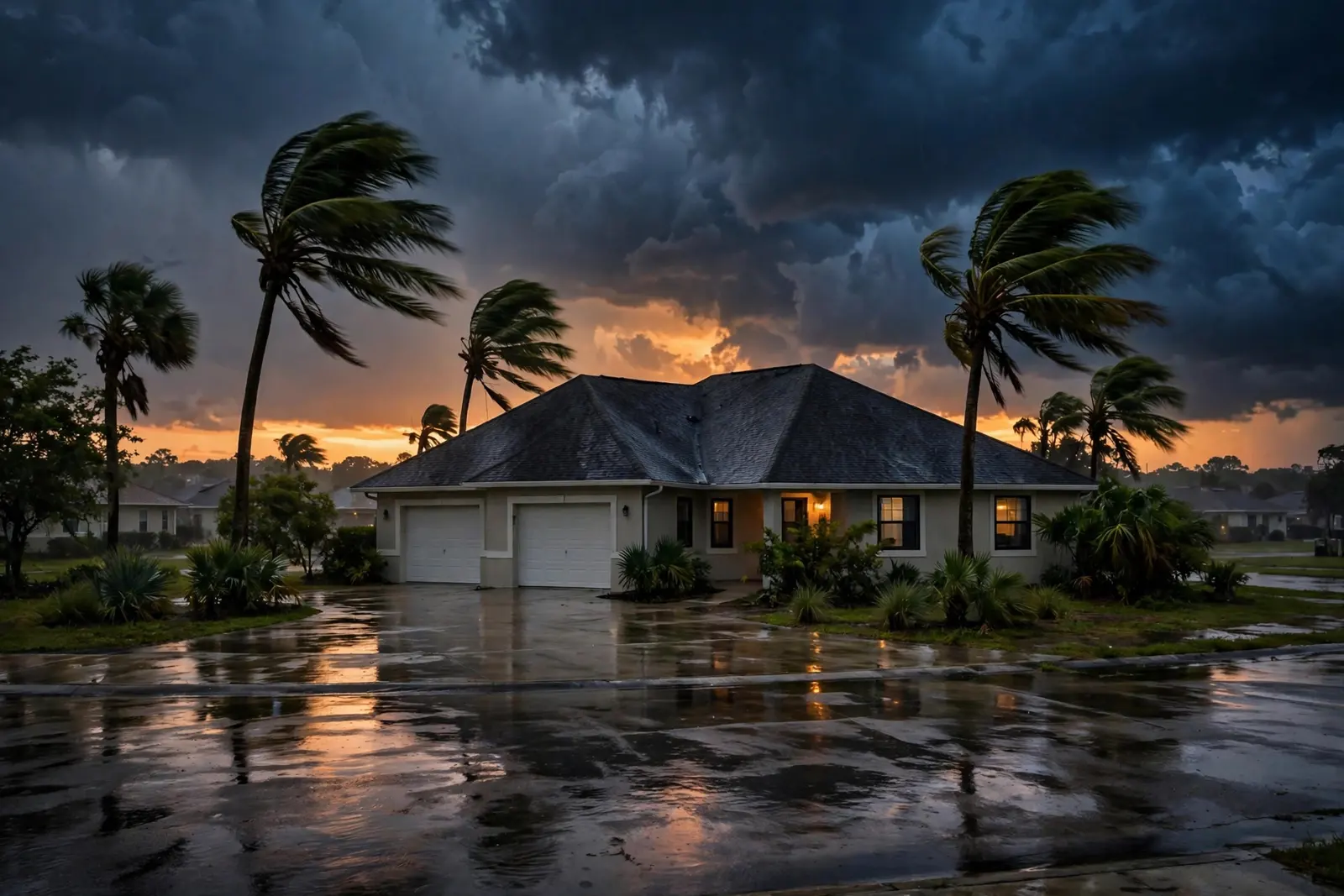 Florida home with a shingle roof in Jacksonville